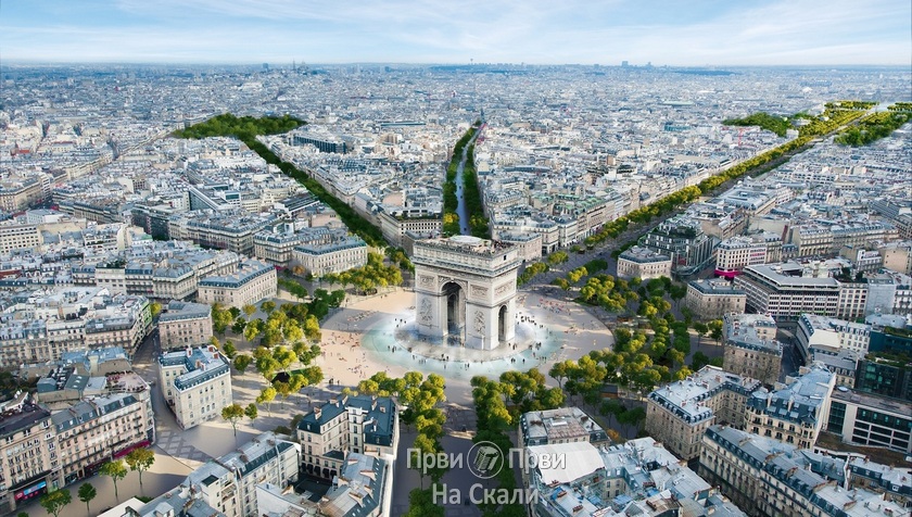 Prostor za automobile biće prepolovljen, a pešačke staze sa drvoredima prostiraće se na 1,9km - u Parizu