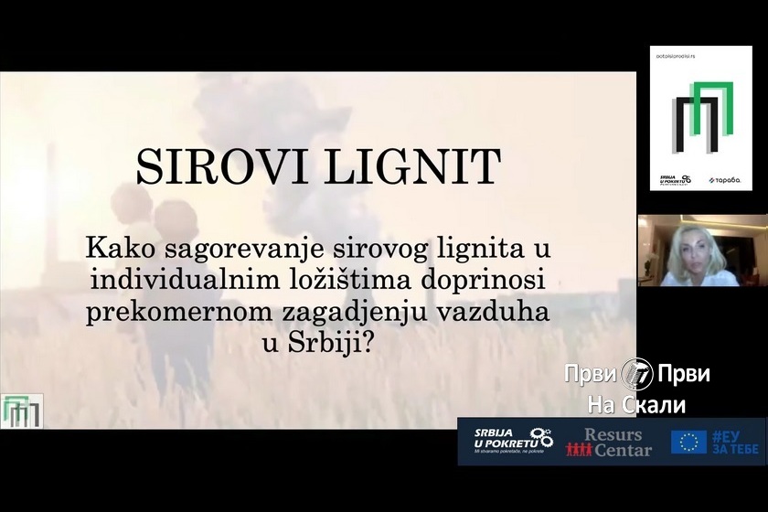 Sirovi lignit - jedan od ključnih uzročnika zagađenja vazduha u Srbiji