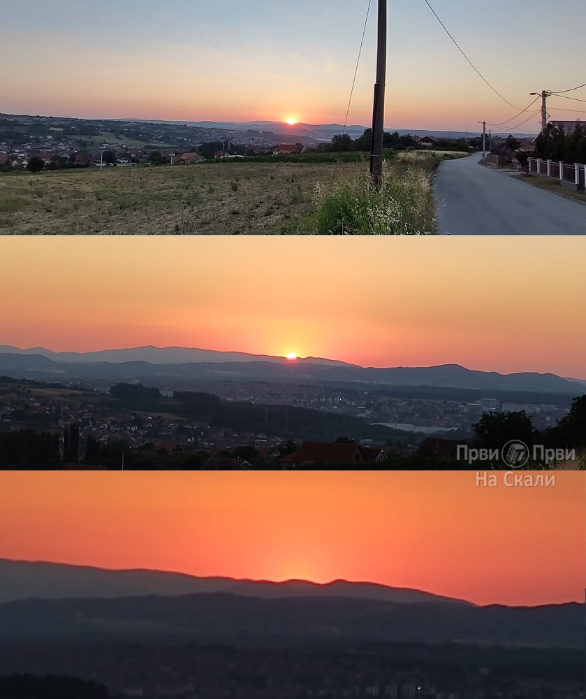 Zalazak sunca - Kragujevac, 7. 7. 2021.