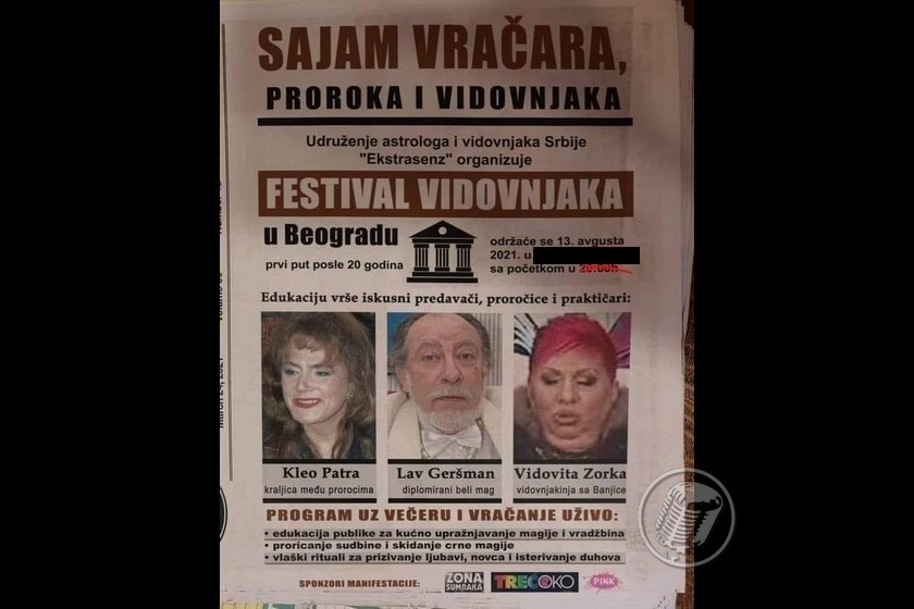 Srbija 2021: Festival vidovnjaka