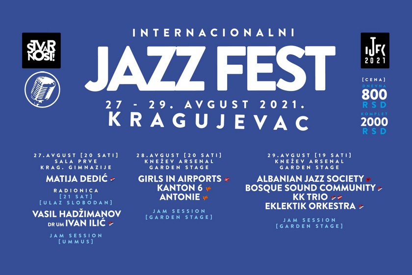 XXII Internacionalni džez festival - Kragujevac 2021