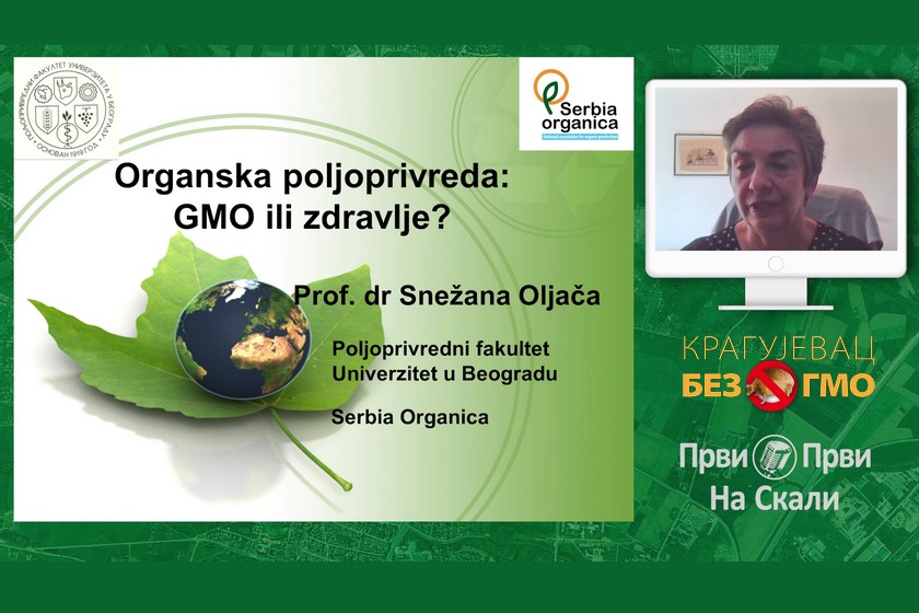 Organska proizvodnja: GMO ili zdravlje? - prof. dr Snežana Oljača (VIDEO)