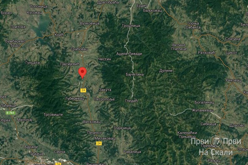 Zemljotres u 10:21 na teritoriji Knića (MZ Balosave), M=2,2
