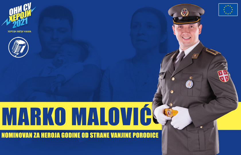 Vanjin heroj, Kragujevčanin Marko Malović u trci za heroja godine