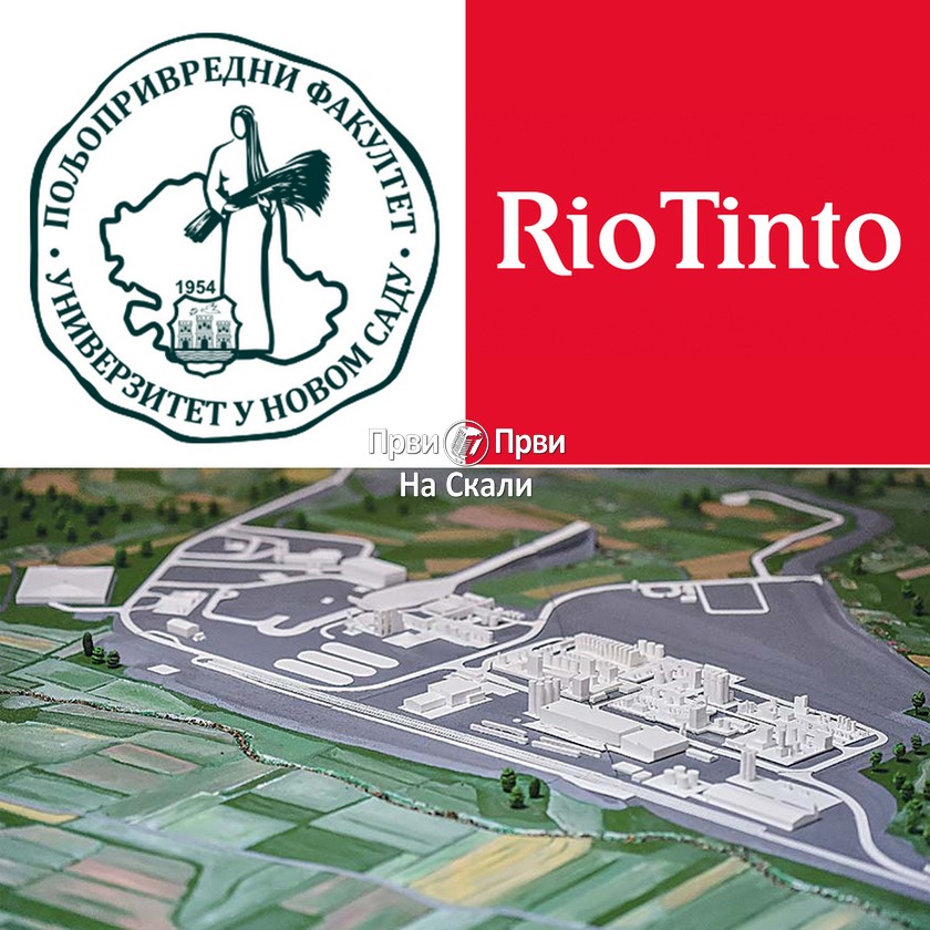 Rio Sava (Rio Tinto) i Poljoprivredni fakultet (NS) ugovorili saradnju početkom godine