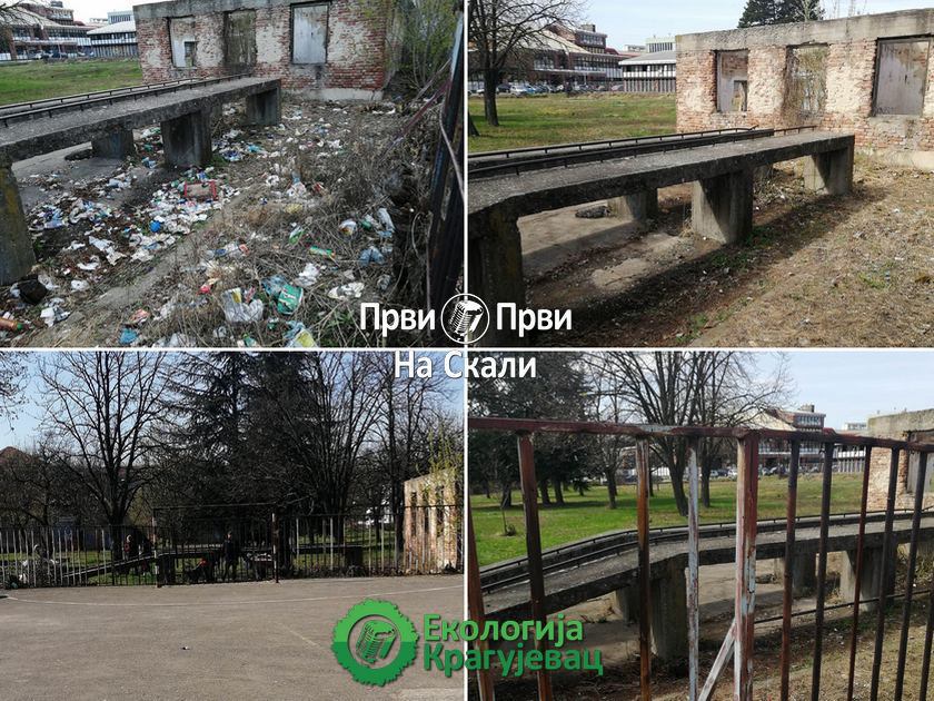 Deponija u školskom dvorištu - pre i posle prijave građana (VIDEO, FOTO)