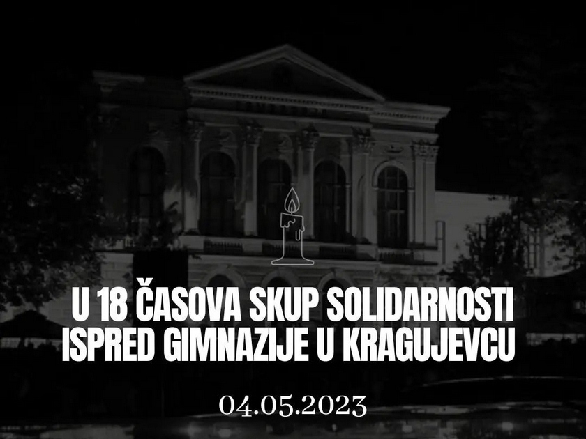 Poziv Kragujevčanima: Upalimo sveće na Đačkom trgu