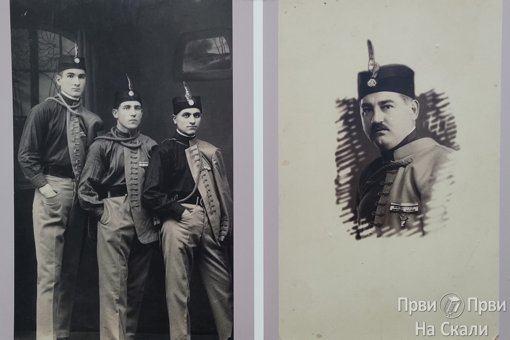 Tri sokola u sokolskim uniformama, oko 1930. - 	
Dragi Miovanović