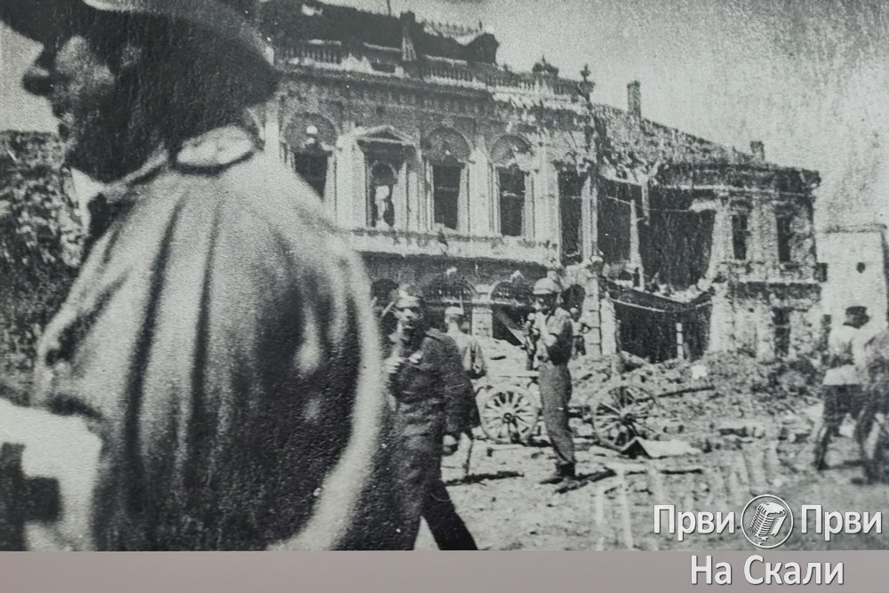 Posledice anglo-američkog bombardovanja 1944. - August Černe