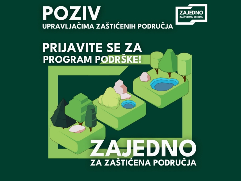 Poziv upravljačima zaštićenih područja - drugi ciklus