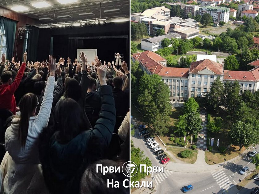 Studenti blokiraju PMF, Kolegijum fakulteta ih podržava