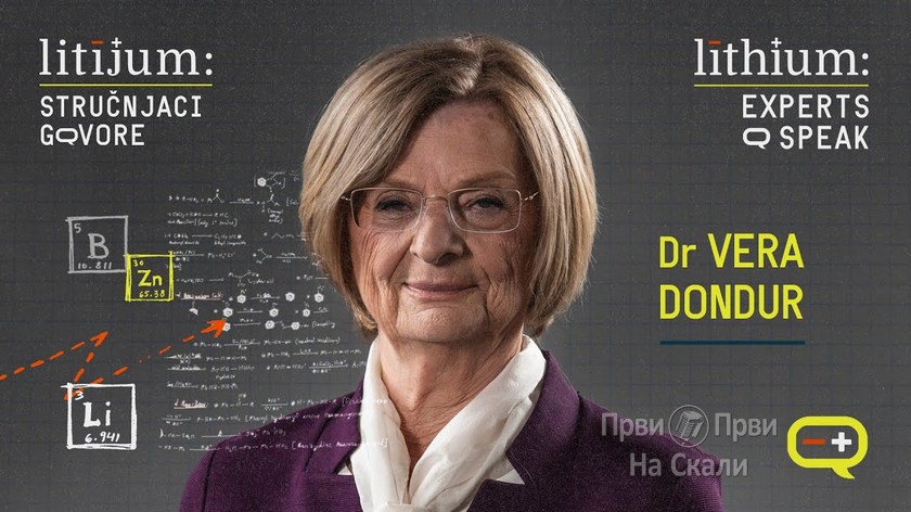 Litijum: Stručnjaci govore - prof. dr Vera Dondur