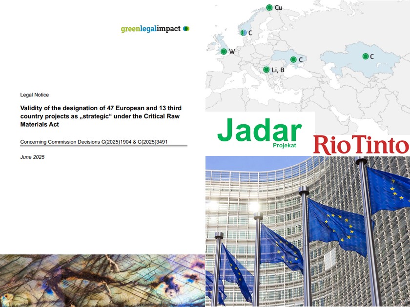 Sporna zakonitost 60 projekata ’strateških’ za EU, među kojima je i ’Jadar’