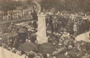 Otvaranje spomenika streljanim Slovacima 1924. godine